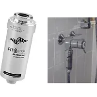 Fitaqua Duschfilter Chrom Wasserfilter gegen Kalk/Chlor Shower filter AWF-SWR-P-ANM-M