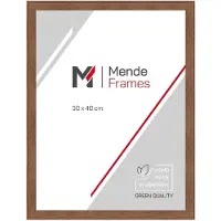 MendeFrames Bilderrahmen Massivholz Kunstglas 30x90 cm Eiche H320