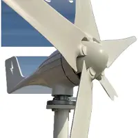 OEM Windturbine, hohe Effizienz, langlebige Konstruktion, 3000W 5 Klingen-a, 12V, mit MPPT-Controller