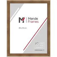 MendeFrames Bilderrahmen Massivholz Landhaus Eiche 50x70 cm H410