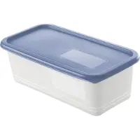 Rotho Gefrierdosen-Set Domino 3 x 1,2 l horizon blau