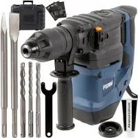 Ferm Schlagbohrhammer 1500 W 6J Sds+ 4 Funktionen-Für Renovierungsarbeiten