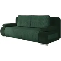 Mirjan 24 Schlafsofa Emma Cord, Sofa mit Bettkasten und Schlaffunktion, Polstersofa Couch vom Hersteller (Farbe: Poso 14 + Kronos 14)