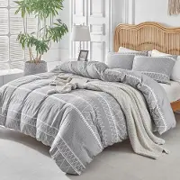 Merkloos Bettwäsche Set 220 x 200 cm, 3-teiliges Mikrofaser Bettbezug