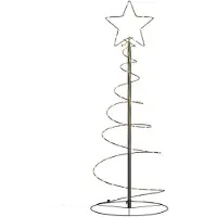 vidaXL LED Weihnachtsbaum 100 LEDs Warmweiß 150 cm