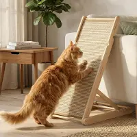 Merkloos Solidchoice – Katzenkratzbaum in L-Form, 80 cm