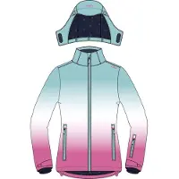 CMP - Girl's Jacket Snaps Hood 36W0775 - Skijacke Gr 128 rosa