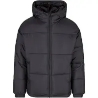 TB International GmbH Urban Classics Übergangsjacke Herren Basic Puffer Jacket With Hood schwarz 4XL