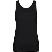 Falke Seamless Damen Top Daily Seamless, XXL, Schwarz, Uni,Rippe