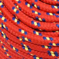OEM Polypropyleen-Fischernetz - 12 mm dick - 100 Meter lang - wasserdicht - rot