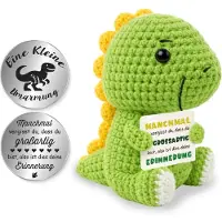 Merkloos Elzusha – Kreatives Kuscheltier, ein Dinosaurier mit Blumen
