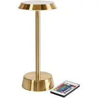 Duni 6X LED Lampe kabellos Nour 26,3 cm (H) 11,9 cm (D) Gold
