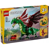 LEGO Creator 3W1: Drache/Schlange/Phönix, 715 Teile, bewegliche Teile, 9 Jahre