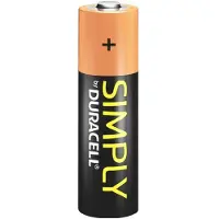 Duracell Simply, Einwegbatterie, AA, Alkali, 1,5 V, 8 Stück(e), Schwarz, Gold