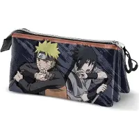 KARACTERMANIA Naruto Triple Shadow 11x23x8 Cm Mäppchen Blau Blau One Size