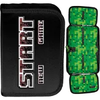 Paso Federmäppchen für Jungen „Minecraft“ ohne Inhalt, aufklappbar