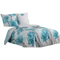 Elway Bettwäsche-Set Baumwollsatin 200x220 cm 3-teilig