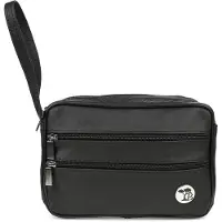 Beltimore Herren Lederhandtasche für Dokumente, Premium Kosmetiktasche,