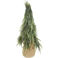 Goliat Künstlicher, schneebedeckter Weihnachtsbaum aus Jute, 50 cm