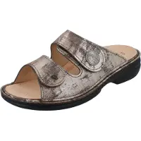 Finn Comfort Sansibar Damen Pantolette gold braun Nubukleder - Größe: 38