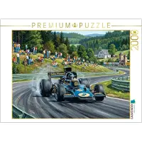 CALVENDO Puzzle: Ickx verließ die Scuderia Ferrari und nahm 1974 für das britische Team Lotus an der Formel 1 teil. | 2000 Teile, fertige Größe: 90 x 67 cm | Fotopuzzle für entspannte Stunden