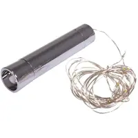 OEM LED Mini-Lichterkette 106,8 cm, 20 warmweiße LEDs, batteriebetrieben