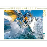 CALVENDO Puzzle: Offene Weite, Wind und Wasser – das Wesen des Segelns. | 1000 Teile, fertige Größe: 64 x 48 cm | Fotopuzzle für entspannte Stunden