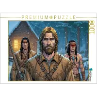 CALVENDO Puzzle "Heimkehr im Schnee" | 1000 Teile, fertige Größe 64 x 48 cm | Fotopuzzle für entspannte Stunden