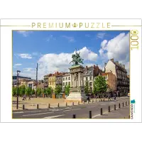 CALVENDO Puzzle: Reiterstatue von Vercingetorix | 1000 Teile, fertige Größe: 64 x 48 cm | Fotopuzzle für entspannte Stunden
