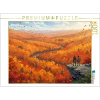CALVENDO Puzzle – Durch die endlose Wildnis | 1000 Teile, fertige Größe: 64 x 48 cm | Fotopuzzle für entspannte Stunden