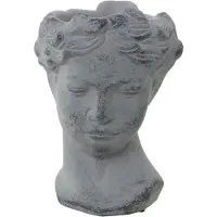 OEM Keramik-Krug für Schreibtisch, Grautöne, 20 x 28 cm