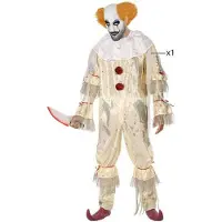 Atosa Makabres Clown-herrenkostüm