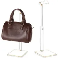Merkloos Omgoods – Verstellbarer Acryl-Ausstellungsständer für Handtaschen – Organizer für Geldbörsen