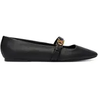 Calvin Klein Ballerinas Squared Ballerina Mj Lth Mg Hdw HW0HW03430 Schwarz 40