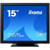 Iiyama ProLite T1531SR-B3, 38,1 cm (15"), 1024 x 768 Pixel, LED, 8 ms, Schwarz
