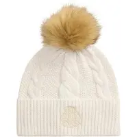 Lauren Accesorios für Damen. 454P23502003 Dir Emb Hat-Hat (OSFA), Weiß, Lässig