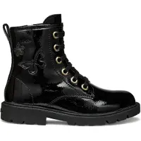 Geox JUNIOR J SHAYLAX GIRL ANKLE BOOTS BLACK 35_EU