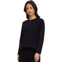 Falke Strickpullover "Cotton Knit", Damen, Gr. XXL, schwarz (schwarz (3000)), Pullover Strickpullover