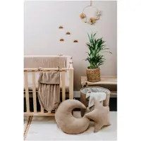 Babys Only Kissen Mond Teddyfutter Sense Weiß