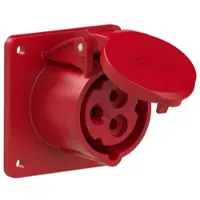 Pce 313-9ttf7 CEE-Anbausteckdose gerade (75x75mm) 16A 3p 9h IP44/IP54 TT 3139ttf7