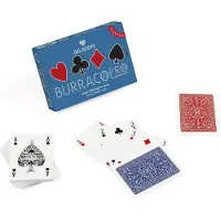 Dal Negro kartenspiel Burraco Pro 6,3 x 8,8 cm PVC blau 110 Stück