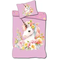 Einhorn Bettbezug eenhoorn 140 x 200 cm 70 x 90 cm - Baumwolle