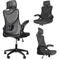 Merkloos Ergonomischer Bürostuhl mit verstellbarer Lendenwirbelstütze
