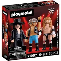 Playmobil Konstruktions-Spielset "WWE Attitude Era Multipack (71957), WWE", bunt, Spielbausteine, Kinder, Kunststoff, Konstruktions-Spielset, Made in Europe