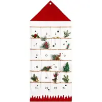 Merkloos Wiederverwendbare Adventskalender mit 24 Fächern