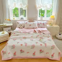 Merkloos Sommerdecke – Atmungsaktiv und wendbar – 200 x 230 cm