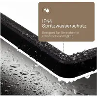 B.K. Licht LED-Panel Shallow Remote CCT, 42 x 42 cm, schwarz, Backlight