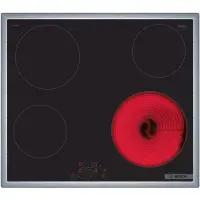 Bosch Serie 4 PKE645BB2E, Schwarz, Integriert, 60 cm, Keramik, Keramik, 4 Zone(n)