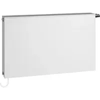 Kermi Heizung Kermi x-flair Line Flachheizkörper, Typ 33, 405x805x157 mm, weiß RAL 9016 seidenglanz, 10 bar, mit Abdeckung, Wärmeleistung 560 Watt