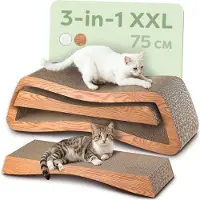 Dripio Kratzkarton Set XXL Mountain Braun 75 cm, 3-teilig
